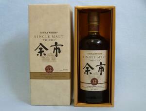 ニッカ シングルモルト 余市12年 ７００ｍｌ NIKKA WHISKY SINGLE MALT YOICHI 12 YEARS OLD