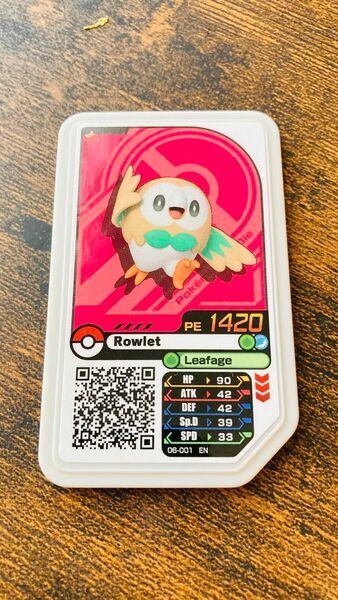 ポケモンガオーレ　モクロー　海外版　Rowlet