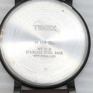 TIMEX タイメックス T2P506 腕時計 クォーツ インディグロナイトライト レザーベルト 日常生活防水 ファッション雑貨 美品 箱付の画像7