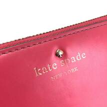 kete spade NEW YORK ケイトスペード 長財布 財布 ウォレット ラウンドファスナー ピンク ファッション雑貨 ブランド 小物_画像7