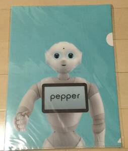 非売 ペッパー pepper ロボット クリアファイル ソフトバンク 激レア A4サイズ 未使用美品 袋未開封
