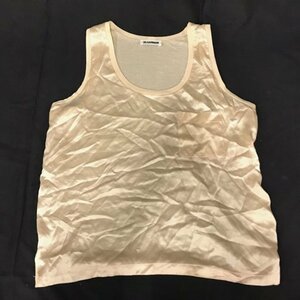 送料360円 ジルサンダー サイズ不明 ノースリーズ トップス シルク コットン レディース ベージュ JIL SANDER 同梱NG