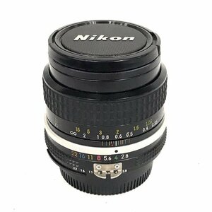 Nikon NIKKOR 35mm 1:2.8 カメラレンズ Fマウント マニュアルフォーカス QG023-20