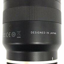 1円 TAMRON 28-75mm F/2.8 Di iii RXD カメラレンズ Eマウント オートフォーカス L172321_画像4