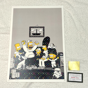 DEATH NYC シンプソンズ ルイヴィトン LOUISVUITTON 世界限定100枚 STARWARS ポップアート アートポスター 現代アート KAWS Banksy