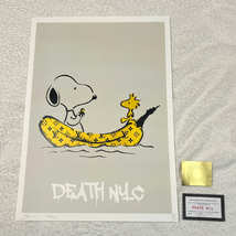 DEATH NYC スヌーピー SNOOPY ルイヴィトン LOUISVUITTON LV ポップアート PEANUTS 世界限定100枚 アートポスター 現代アート KAWS Banksy_画像1