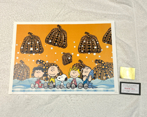 DEATH NYC スヌーピー SNOOPY 草間彌生 かぼちゃ 南瓜 世界限定100枚 ポップアート PEANUTS アートポスター 現代アート KAWS Banksy_画像1