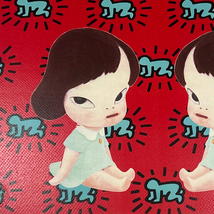 DEATH NYC 奈良美智 NARAYOSHITOMO キース・ヘリング Keith Haring Dismaland 世界限定100枚 アートポスター KAWS ポップアート 現代アート_画像4