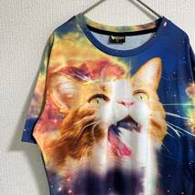 PIZOFF Tシャツ 半袖Tシャツ ネコ 猫 L_画像1