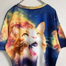 PIZOFF Tシャツ 半袖Tシャツ ネコ 猫 L_画像5