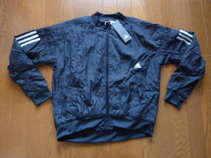 正規品 未使用タグ付 adidas 防風・撥水 Light Woven Bomber ナイロンJKT Mサイズ BLACK