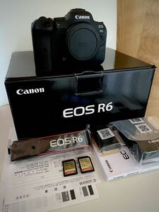 【極美品・送料一律1000円】Canon EOS R6 キヤノン ミラーレス一眼カメラボディー 