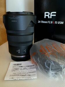 【美品】キヤノン（Canon）【大三元】RF標準ズームレンズ RF24-70mmF2.8L IS USM 元箱付き