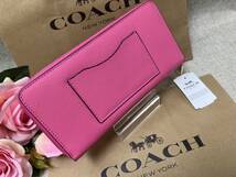 コーチ COACH 財布 長財布 ロング ジップ アラウンド ウォレット ストラップ付き ホワイトディ プレゼント 贈り物 新品 F52372 A221_画像4