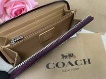 コーチ COACH 財布 長財布 シグネチャーコーチ ディズニーコラボ ホワイトマルチ プレゼント ギフト 贈り物 F3733 A237_画像9