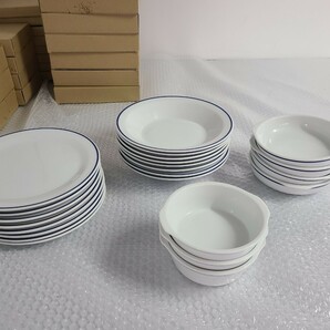 食器まとめて シリーズ 計23枚 スープ皿 8枚 プレート 8枚 グラタン皿  3枚  デザート皿 4枚   の画像6