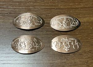 ディズニー リゾートライン 新柄 スーベニアメダル 全4種類セット