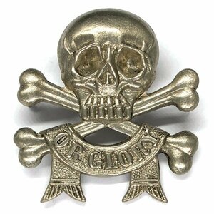 デス オア グローリー ビンテージ ピンバッジ DEATH OR GLORY Vintage SKULL Pin スカル 骸骨 髑髏 WWI Pin 17th / 21st LANCERS Badge