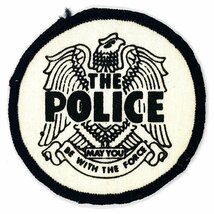 ポリス ビンテージ パッチ THE POLICE Vintage Patch バンド ロック 音楽 スティング Rock Music Sting_画像1