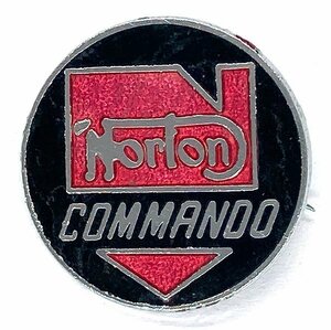 ノートン コマンドー ビンテージ ピンバッジ Norton COMMANDO Vintage Pin 英車 バイク バイカー カフェレーサー Cafe Racer Biker Pins