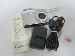 【0305n S9701】SONY cyber-shot ソニー サイバーショット コンパクトデジタルカメラ DSC-HX5V バッテリー/充電器/取説付属 ゴールド