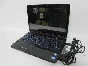 【0306n S9886】FUJITSU 富士通 LIFEBOOK AH77/H ブラック FMVA77HB Core i7 3610QM ACアダプタ付き