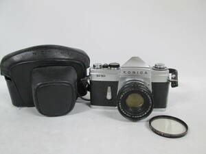 【0313n F123】コニカ KONICA FP /KONISHIROKU HEXANON 1:1.8 f=52mm ケース フィルムカメラ 