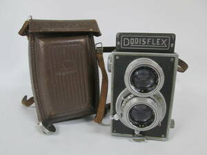 【0328i F0444】DORISFLEX ドリスフレックス DELTA 1:3.5 f=80mm 二眼レフ フィルムカメラ