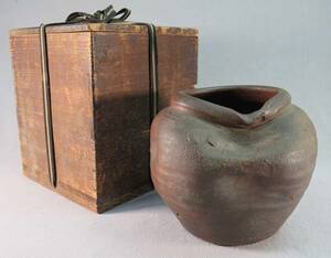  Bizen .* human national treasure * gold -ply ..* minute copper seal *..* era boxed 