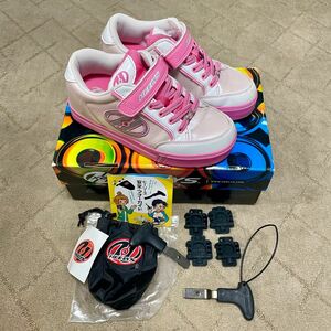 ヒーリーズ HEELYS PULSE 21cm ホワイト／ピンク