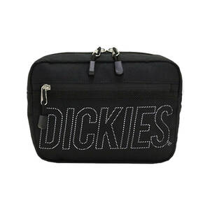 [ new life support sale free shipping ] price cut! Dickies Dickies OUTLINE LOGO WAISTBAG waist bag men's unisex black 14959300