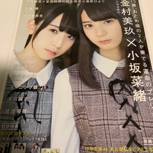 アップトゥボーイ 2018年4月号 vol.264 けやき坂46 小坂菜緒 金村美玖 ポスター未開封