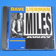 CD　デイヴ・リーブマン　DAVE LIEBMAN / MILES AWAY　1995年　イタリア盤　マイルス・デイヴィス曲集　コンテンポラリージャズ　_画像1