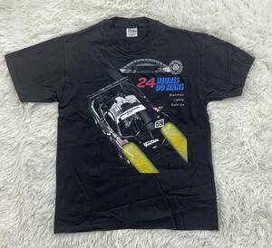 希少　レア　Hanes　ヘインズ　マクラーレン　F1　GTR　ルマン 24時間　レース　1995　優勝車　半袖　Tシャツ　ブラック　メンズ　Lサイズ