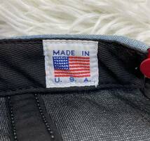 USA製　アメリカ製　ONLY. NY　刺繍ロゴ　デニムキャップ　帽子　スケボー　ストリート　アメカジ　スナップバック　メンズ　フリーサイズ_画像8