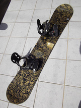 BURTON CLASH 160cm 2008年モデル サロモンビンディングLサイズ　バートン スノーボード板_画像1