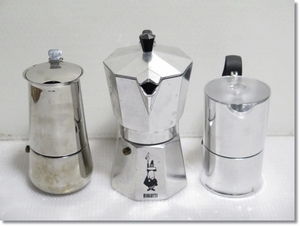 Bialetti (ビアレッティ) モカエキスプレス + TRACANZAN ALFA(トラカンザン)+bodum (ボダム) 直火式エスプレッソメーカー３個セット