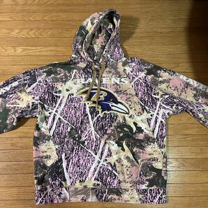 Tree Camo pink mossy oak real tree 90s 00s y2k パーカー 迷彩 リアルツリー 古着 US ハンティング カモ パーカーの画像1