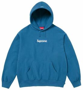 Supreme 23fw box logo Hooded ボックスロゴ ブルー 試着のみ 正規品