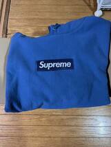 Supreme 23fw box logo Hooded ボックスロゴ ブルー 試着のみ 正規品_画像2