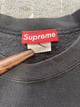 初期 90s Old Supreme Arc Logo Crewneck シュプリーム アーチロゴ スウェット クルーネック made in USA 希少 レア Black ブラック_画像3