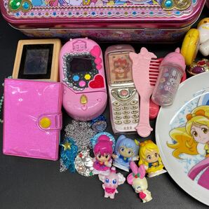 N 3199 [ 女の子向け おもちゃ 大量 まとめて！！] プリキュア 小物入れ おままごと 遊具 玩具 プリンセス 欠品あり 現状品の画像2