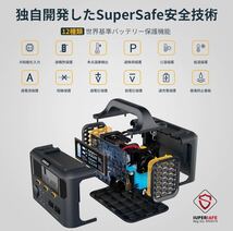 ポータブル電源 大容量 299Wh/83200mAh ポータブルバッテリー AC300W（瞬間最大600W) 最大140W急速充電 超大曲面液晶ディスプレイ_画像7