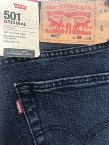 ■新品★W28L32★Levi's501 original stretch★リーバイス501★ボタンフライ★ストレート■