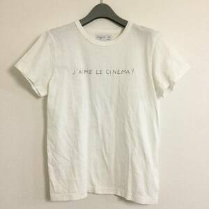 アニエスベー Tシャツ サイズ1 j'aime le cinema!