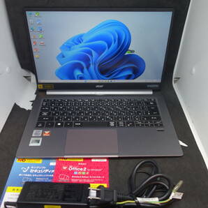 （200）ACER SWIFT 3 SF314-57-F58U/S Core i5-1035G1 1.00GHz/8GB/SSD256GB/Windows11Pro/14インチ FHD ソフト400本バンドルの画像1