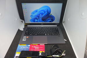 （200）ACER SWIFT 3 SF314-57-F58U/S Core i5-1035G1 1.00GHz/8GB/SSD256GB/Windows11Pro/14インチ　FHD　ソフト400本バンドル