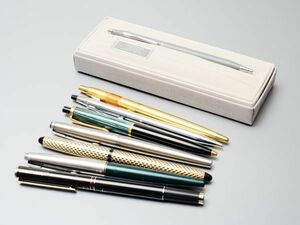 H022. ブランド万年筆 ボールペン 多数まとめて CROSS PARKER シェーファー ペリカン 他