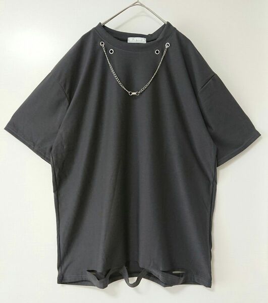 新品☆Tシャツ 半袖 ビッグシルエット ストリート 韓国ファッション グレー 
