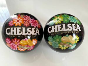 新品未開封★チェルシー バタースカッチ ヨーグルトスカッチ CHELSEA 2個 meiji 明治 飴 アメ 缶 アミューズメント景品 UFOキャッチャー★